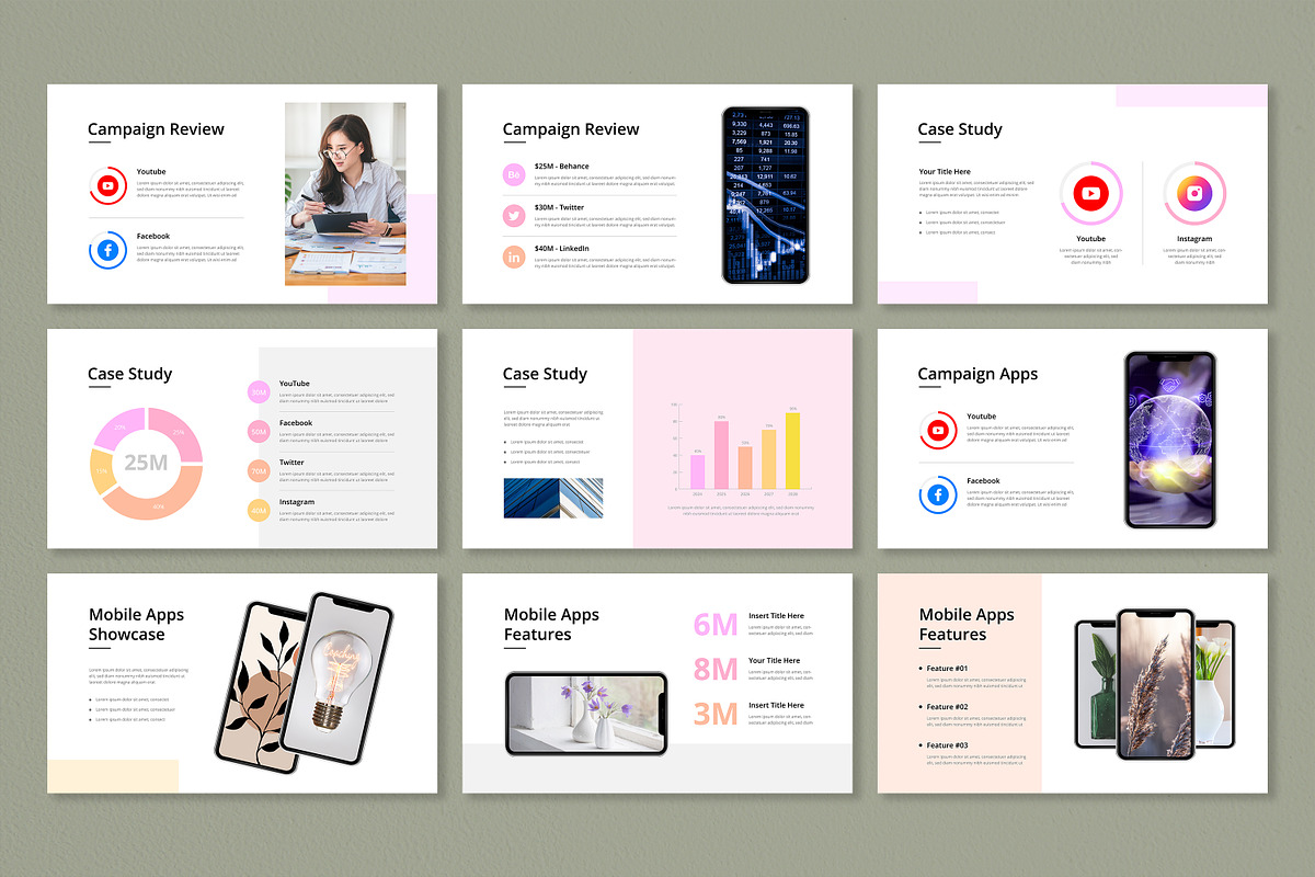 Social Media Marketing Presentation, a Presentation Template by Mighty-Slide (Photo 9 of 18)