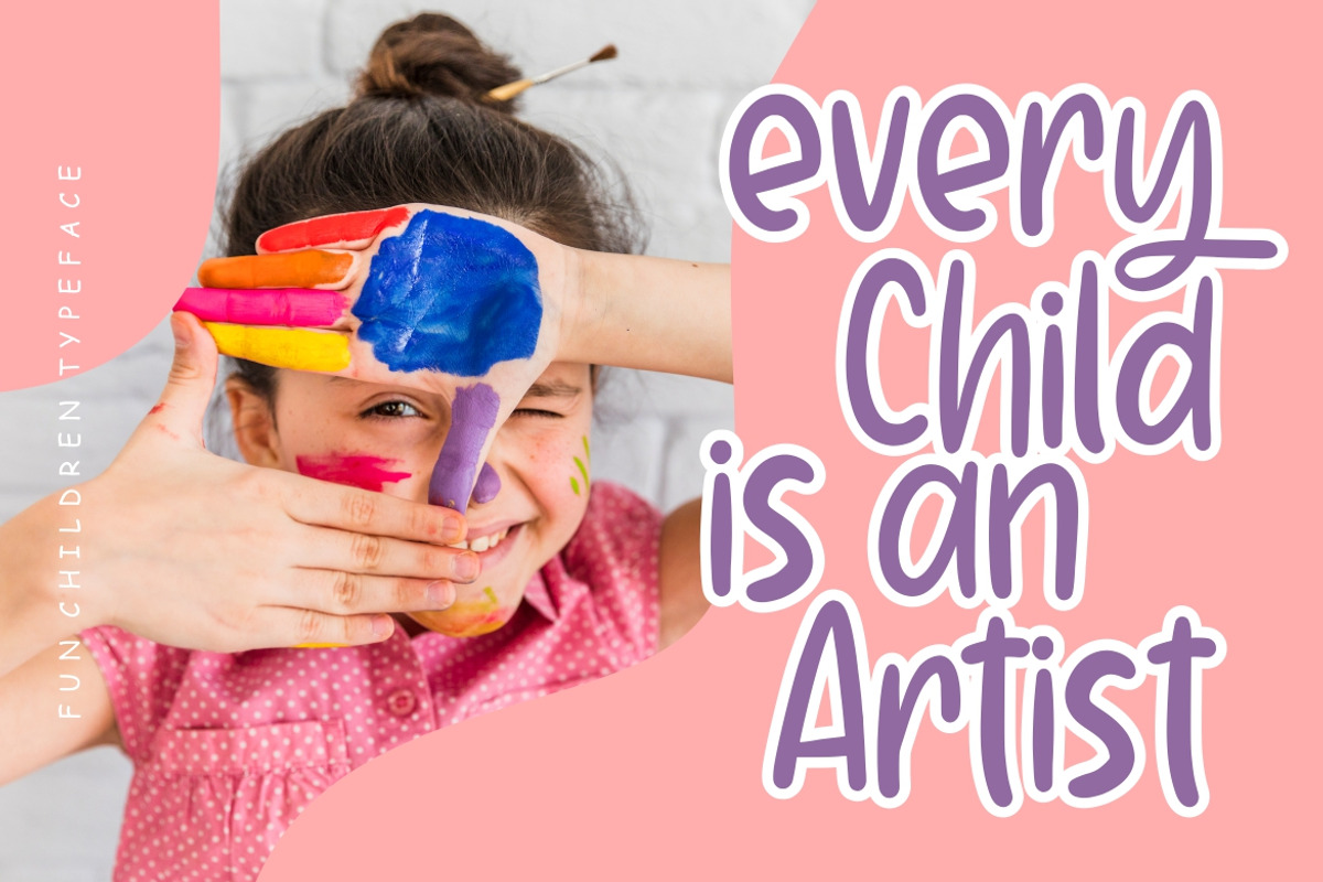 Searghy Fun Children Typeface, a Font by Creatype Studio (Photo 4 of 8)
