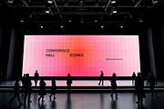 Conference Hall screen mockups, a Mockup by Wannathis.one (Thumbnail 7 of 10)