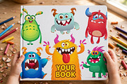 Gummy Grins - 6 Cute Monsters, a Decorative Illustration by D R A W K M A N (Thumbnail 2 of 7)