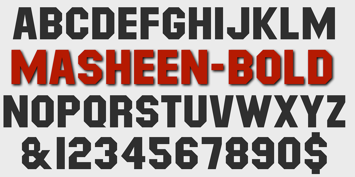 Masheen, a Sans Serif Font by Ingrimayne Type (Photo 3 of 4)