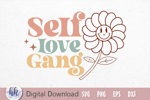 Boho Groovy Retro SVG Bundle.