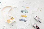Watercolor race and retro car set, a Transportation Illustration by Watercolor Nastasia Art (Thumbnail 5 of 5)