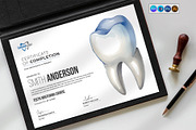 Dental Certificate, a Stationery Template by DesignDevisers (Thumbnail 2 of 10)