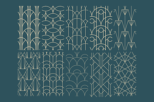 Geometric Art Deco Patterns