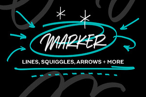 Marker - Lines, Squiggles, Arrows