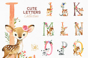 Cute Letters Collection, an Illustration by StarJam (Thumbnail 5 of 7)