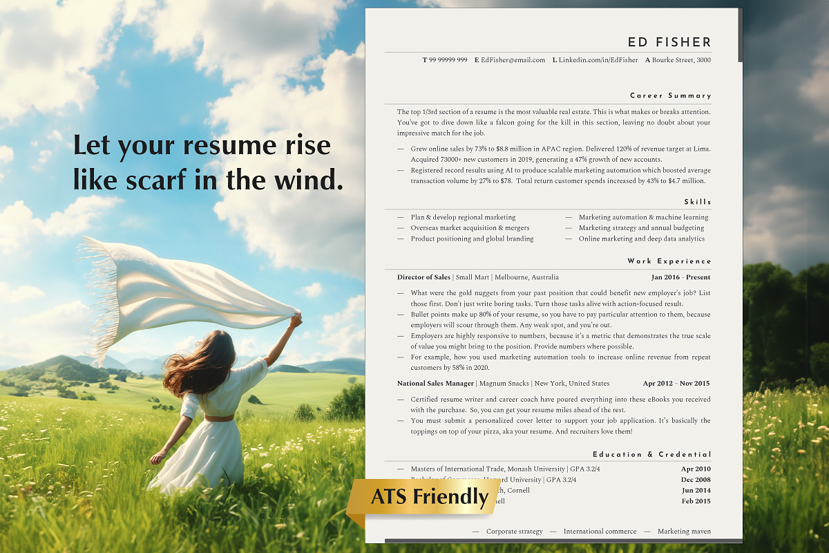 Executive Assistant CV Templates, a Resume Template by Career Canvas (Photo 1 of 11)