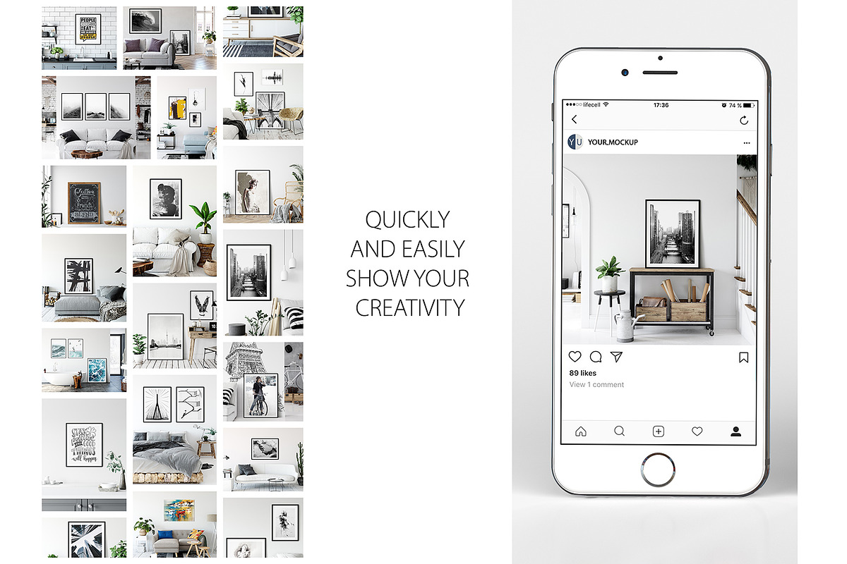 Frames & Walls Scandinavian Bundle-2, a Print Template by Yuri-U (Photo 2 of 44)