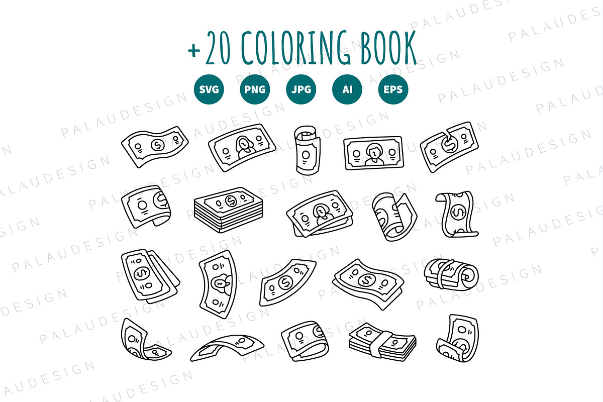 Dollar Money Clipart, a Finance Illustration by Palau (Photo 9 of 10)