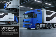 Truck Container Mockup, a Mockup by Pitchlook.Studio (Thumbnail 1 of 5)