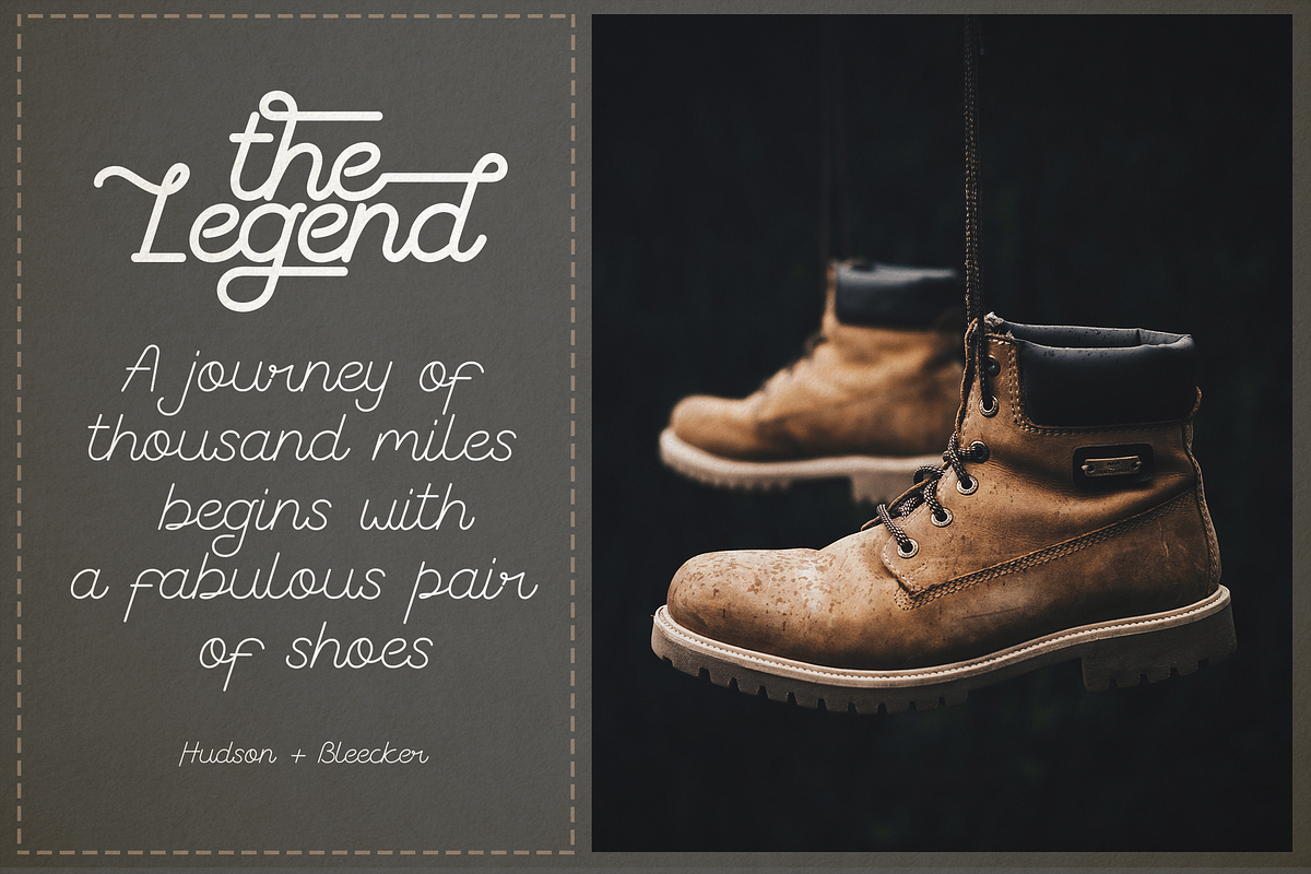 The Coventysh - Monoline Script Font, a Script Font by DiosiArt (Photo 5 of 11)