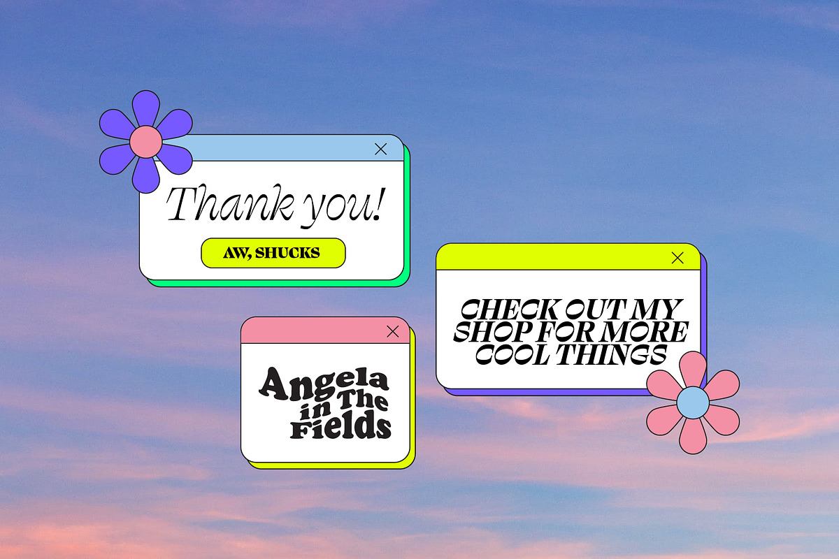 Neo Geo Instagram Template Kit, a Social Media Template by angelainthefields (Photo 11 of 11)