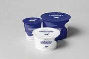Yoghurt Cup Mock-up, a Packaging Mockup by zippypixelstudio (Thumbnail 6 of 9)