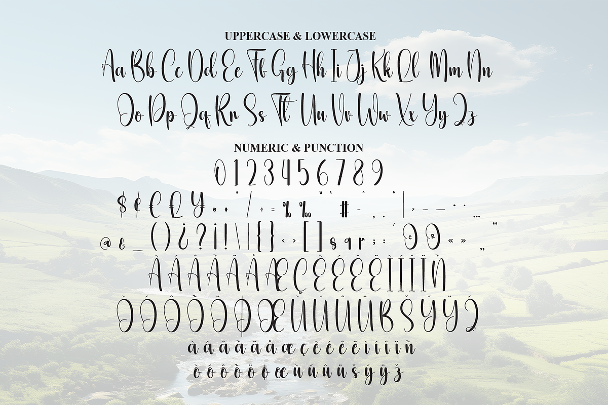 Highland | Script Font, a Handwritten Font by Scratchones (Photo 7 of 9)