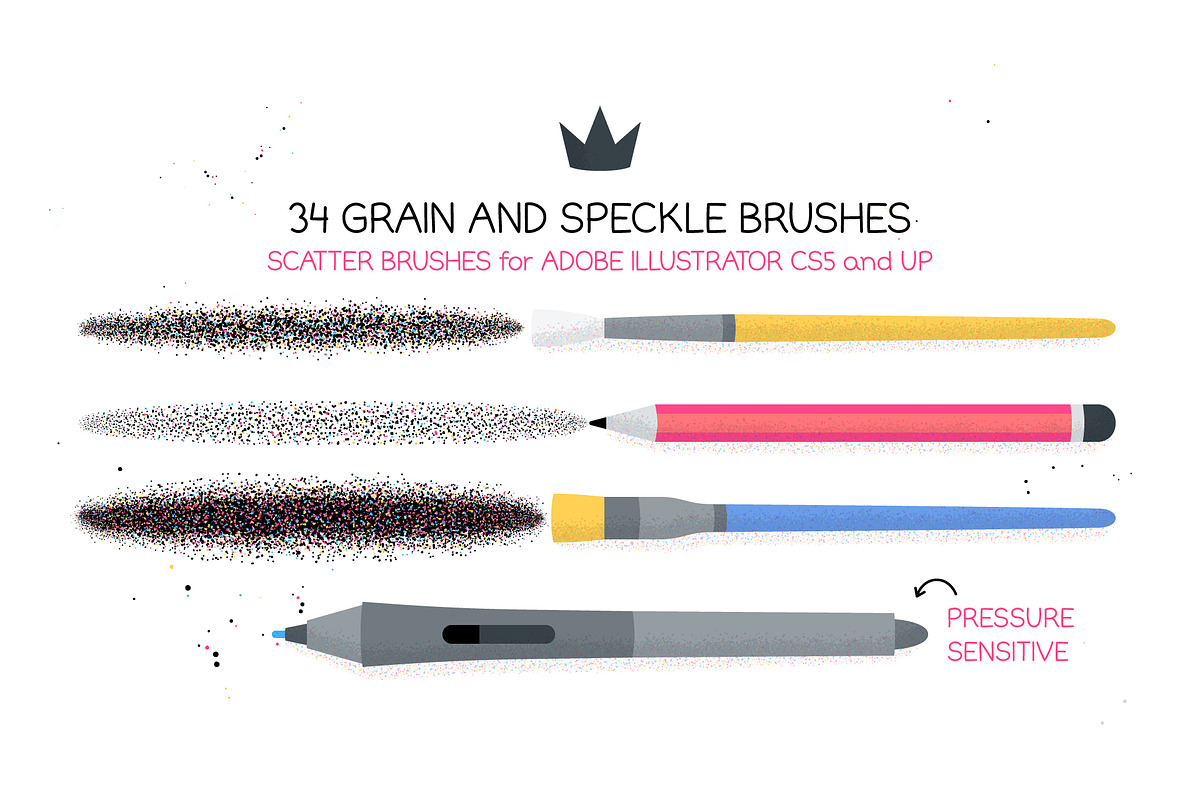 Multicolor Grain & Speckle Brushes, a Brush Add-On by Side Project (Photo 2 of 7)