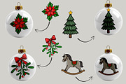 Christmas Rocking Horse, a Seasonal Illustration by Elatedowl (Thumbnail 9 of 12)