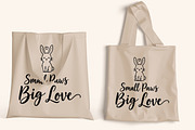 Small Paws Big Love Bunny Art, an Object Illustration by Ghagra (Thumbnail 6 of 7)