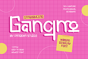 Gangmo - Korean Pop Display, a Sans Serif Font by Pandeka Studio (Thumbnail 1 of 9)