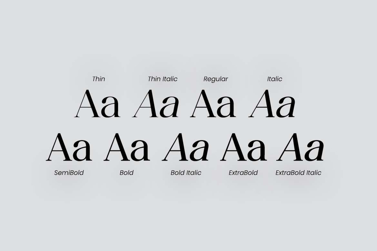 The Regalique Sans Serif Family Font, a Serif Font by UICreative (Photo 6 of 13)