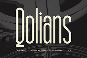 Qolians - Movie Condensed Font