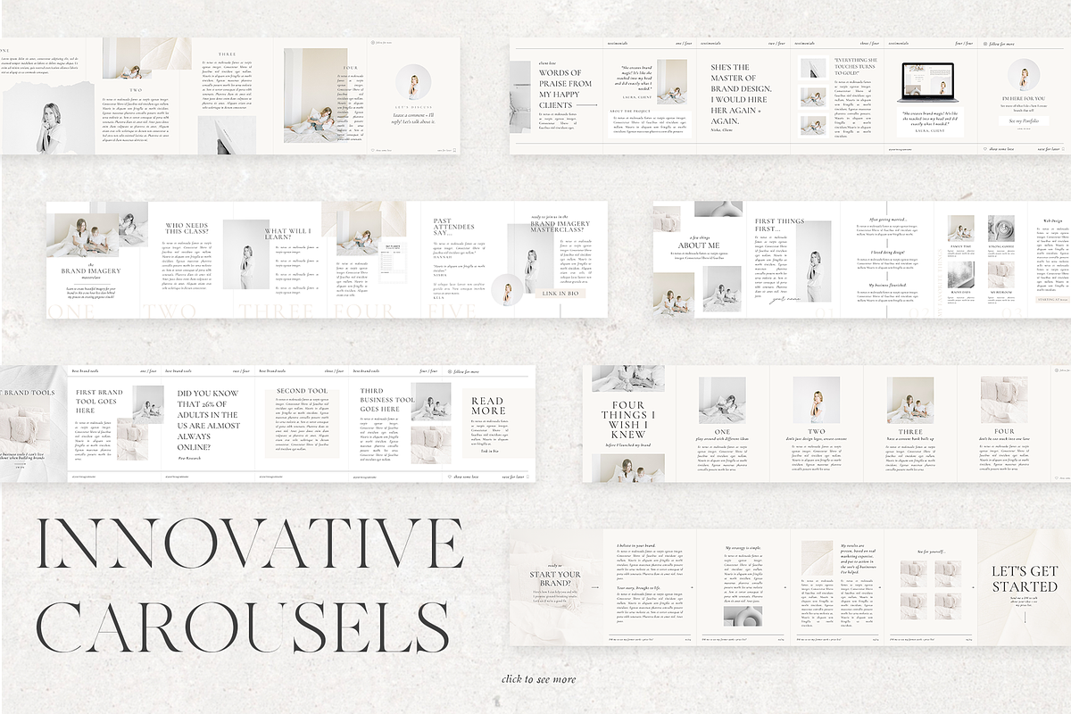 Soft Social Media Brand Templates, a Social Media Template by FEM Creative Studio (Photo 7 of 8)