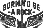 VECTOR SET OF 12X ROCK&ROLL GRAPHICS, an Illustration by ulasokuyucu (Thumbnail 11 of 13)