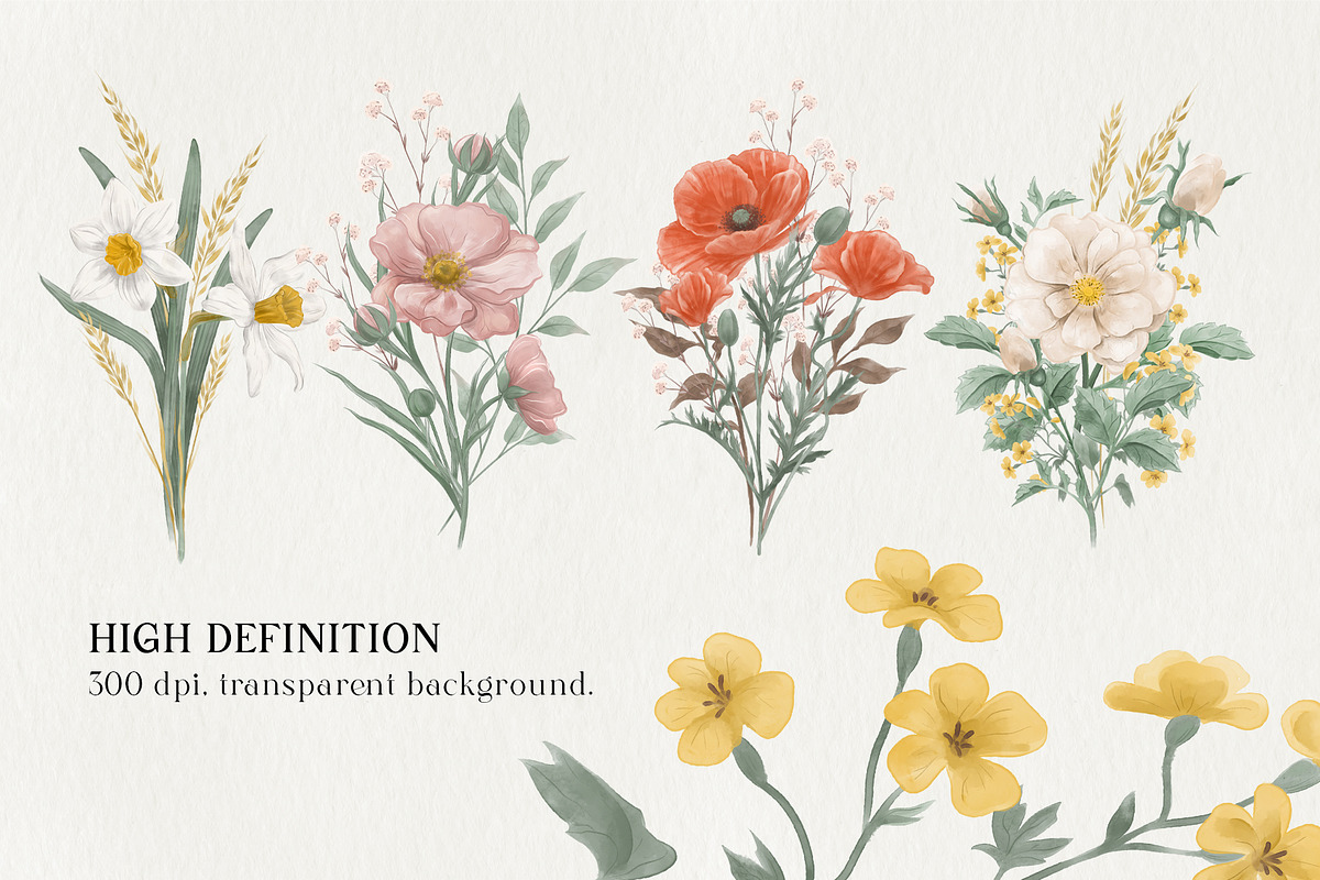Floral Tales Wedding cards & clipart, an Invitation Template by Garden in frame (Photo 6 of 10)