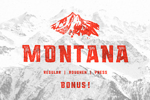 MONTANA Font Family Freebies!