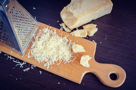 Heap of grated parmesan stock photo containing cheese and parmesan, a Food & Drink Photo by NelliKovalchuk
