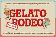Gelato Rodeo – Slab & Monoline, a Sans Serif Font by Creacy Studio (Thumbnail 1 of 10)