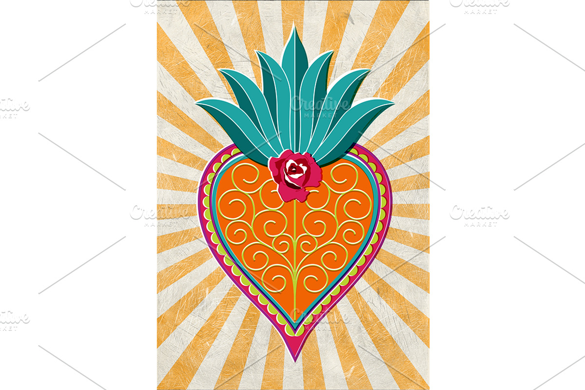 MILAGRO HEARTS VECTORS, an Illustration by Lee Iley (Photo 3 of 5)