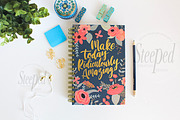Blue journal, greenery flatlay, a Social Media Template by life i design by Nicki (Thumbnail 2 of 3)