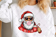 Cool Santa Xmas Art- Santa Christmas, an Illustration by Craft Nest (Thumbnail 3 of 6)
