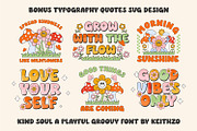 Kind Soul - Playful Groovy Font, a Handwritten Font by Keithzo (Thumbnail 8 of 8)