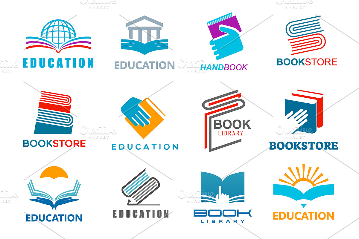 Book store, education icons, an Education Illustration by Vector Tradition (Photo 2 of 3)