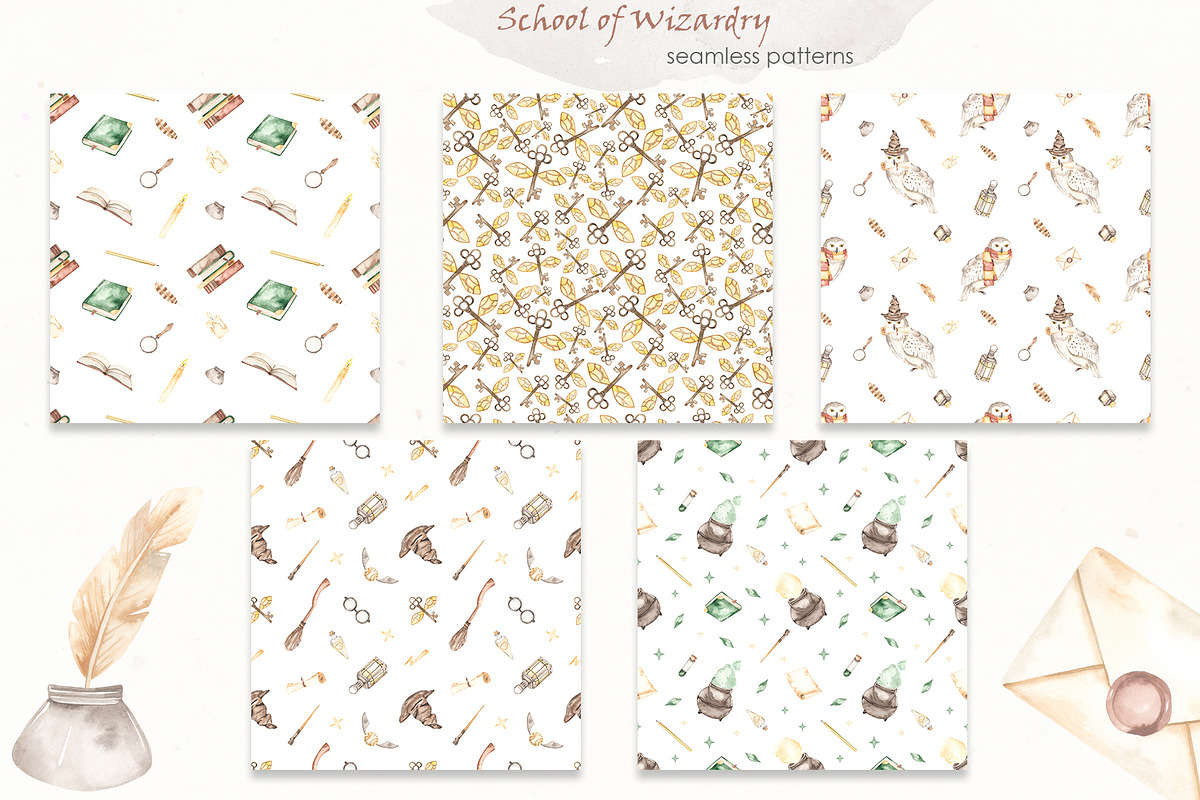 School of wizardry Watercolor, an Education Illustration by Marina Ermakova (Photo 11 of 13)