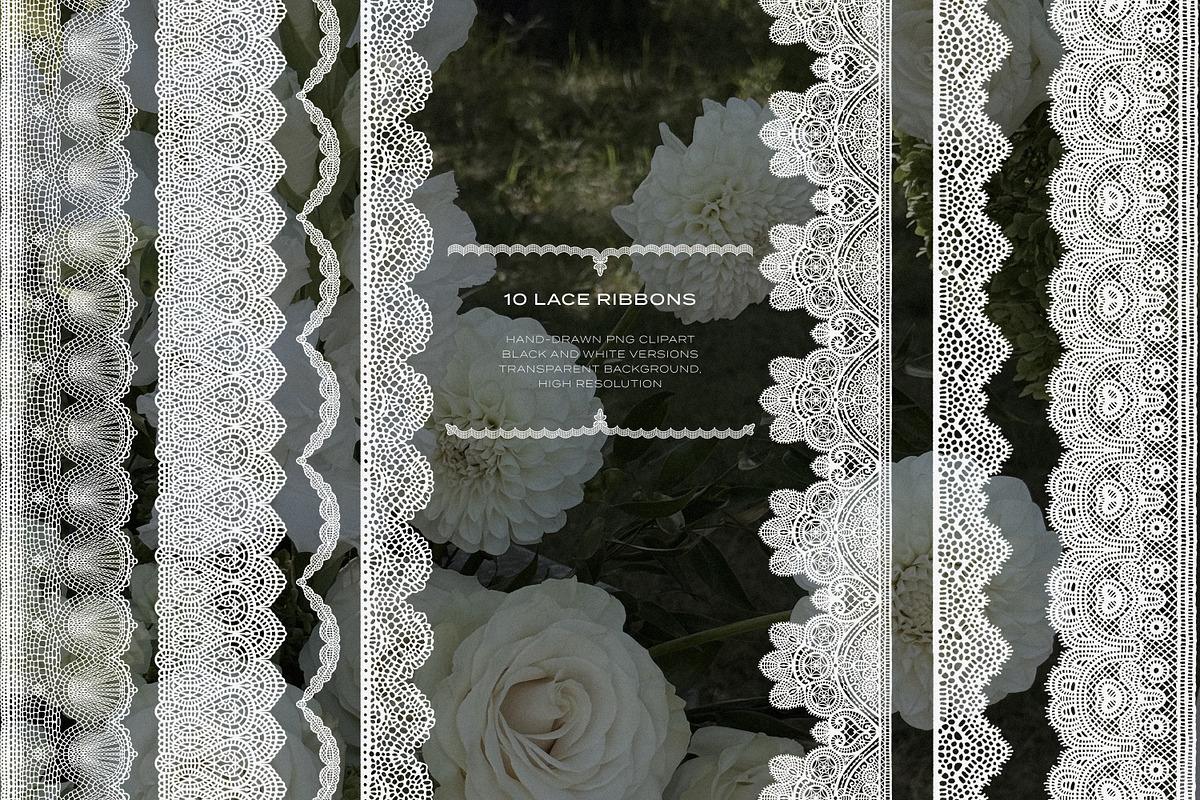 Lace & Grace: Hand-Drawn Clipart, an Object Graphic by AnMark (Photo 8 of 13)