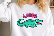 Later Gator Cute Alligator PNG, a Seasonal Illustration by Canvas Craft (Thumbnail 2 of 6)