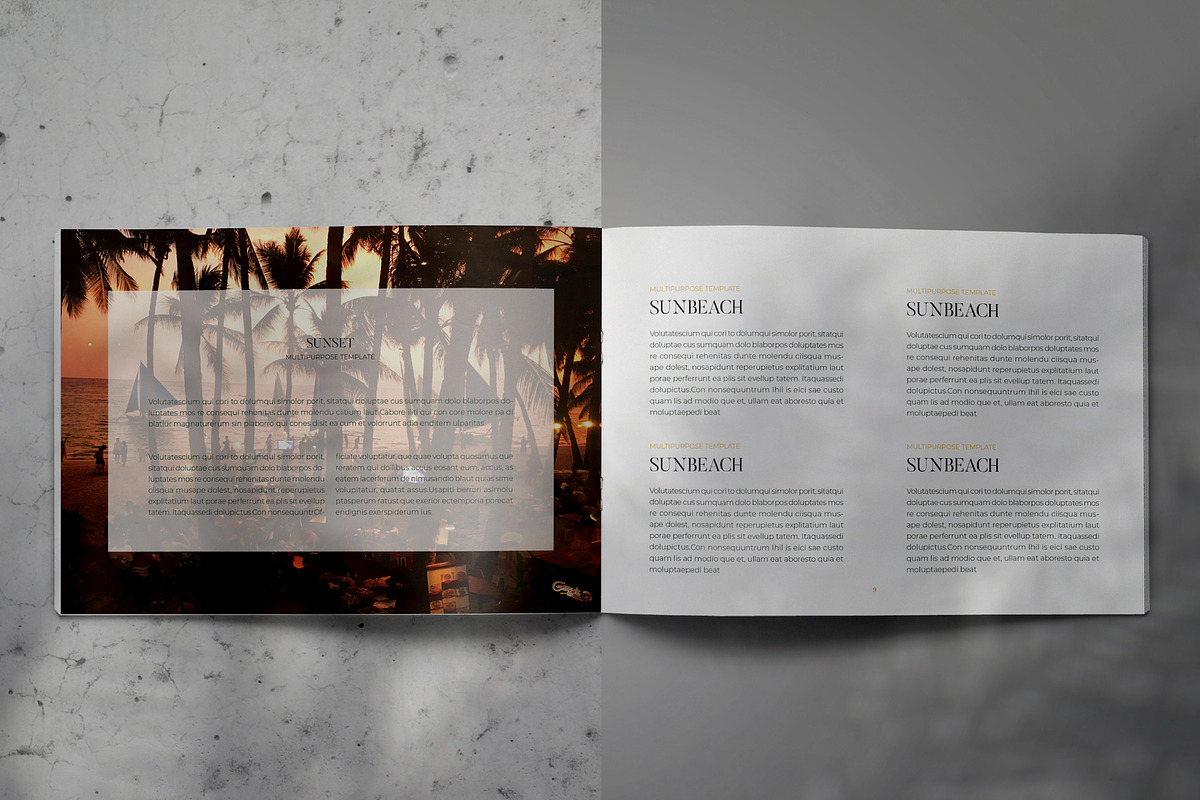 BEACH - Brochure Lookbook Template, a Brochure Template by Indotitas (Photo 5 of 9)