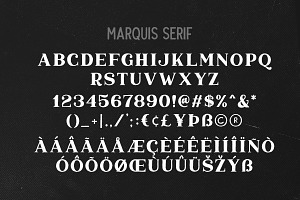 Marquis - Organic Font Duo EXTRAS