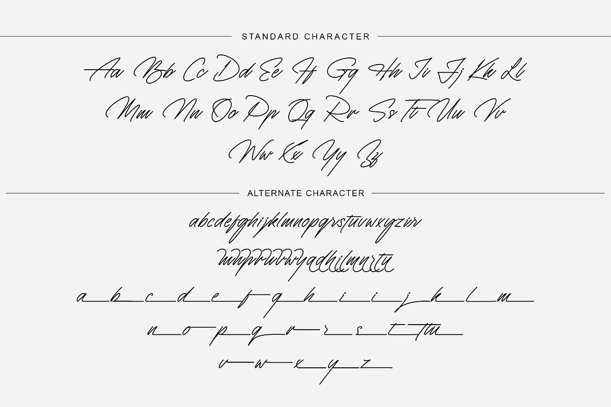 Monosign | Signature Typeface, a Script Font by Lemonthe (Photo 7 of 10)
