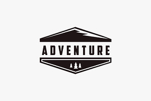 Minimalist Outdoor Mountain Logo