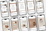 Wellness Carousel Instagram Posts, a Social Media Template by DigiPax (Thumbnail 6 of 11)