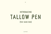 TC Tallow Pen Sans, a Handwritten Font by Tom Chalky (Thumbnail 1 of 5)