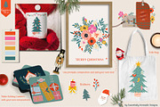 Nutcracker Christmas Pattern Graphic, a Seasonal Illustration by Essentially Nomadic (Thumbnail 10 of 13)