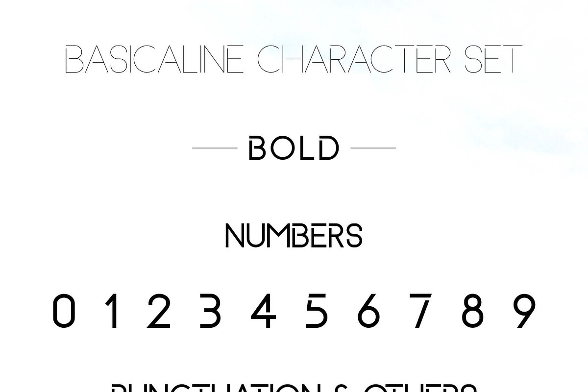 Basicaline Font Family - Sans Serif, a Sans Serif Font by RC graphics (Photo 14 of 21)