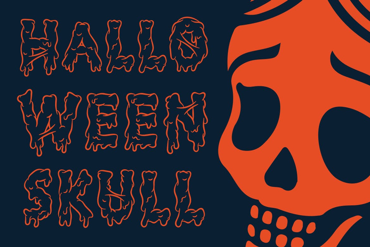 Flying Slime - Spooky Font, a Script Font by TokoPress (Photo 9 of 15)