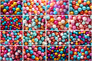 3d Glossy Balls Background, a Wallpaper Graphic by Forhadx5 (Thumbnail 4 of 9)