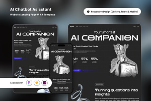 Alpha - AI Chatbot Asisstant UI, a Landing Page Template by productype1